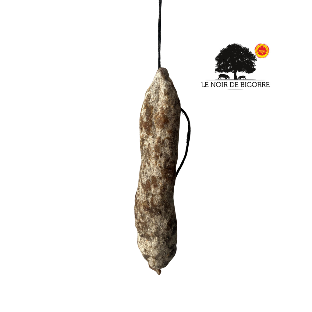 Saucisson Porc Noir de Bigorre AOP - Le Noir de Bigorre