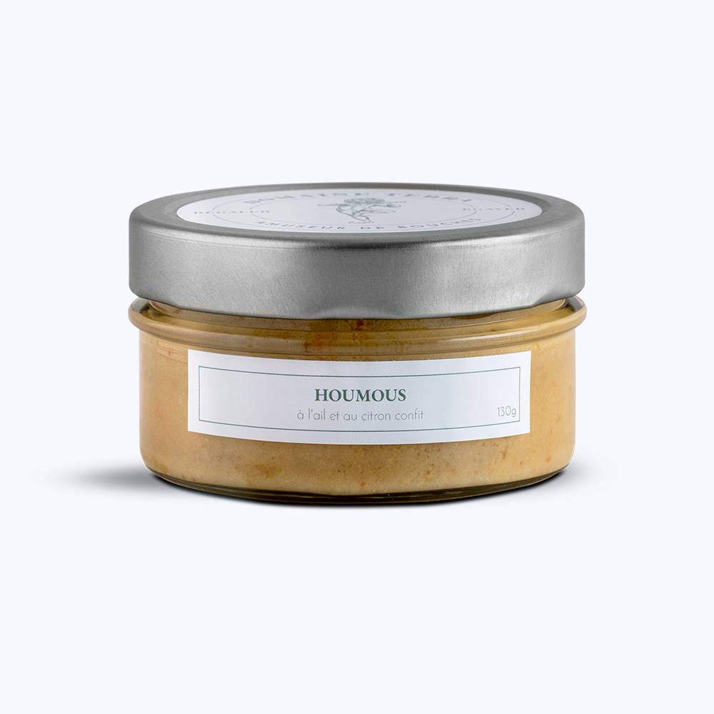 Garlic & Preserved Lemon Hummus – 130g - Domaine Terra