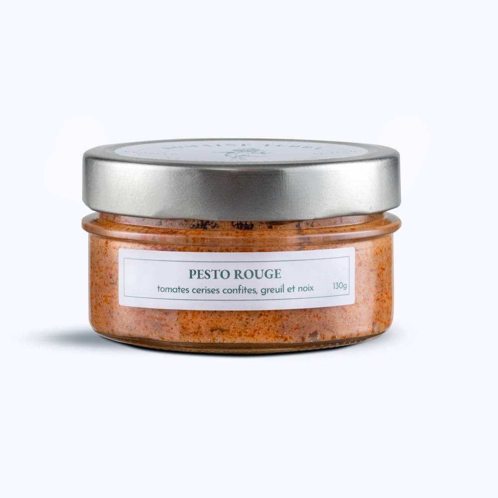 Red Pesto with Greuil du Béarn & Périgord Walnuts – 130g - Domaine Terra