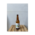 Bouteille de poiré millésimé 2024 Prémices de Cyprien Lireux, 33 cl, étiquette claire sur fond neutre