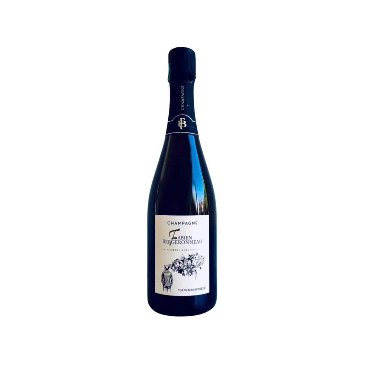 Champagne "Dans mes Pensées" Brut Nature – Fabien Bergeronneau