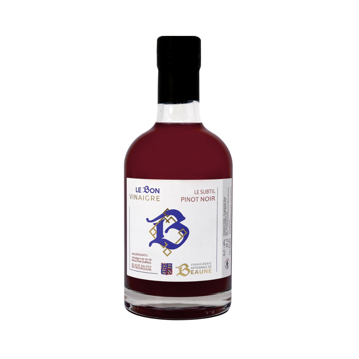 Vinaigre - Le subtil Pinot Noir 35cl - Le Bon Vinaigre