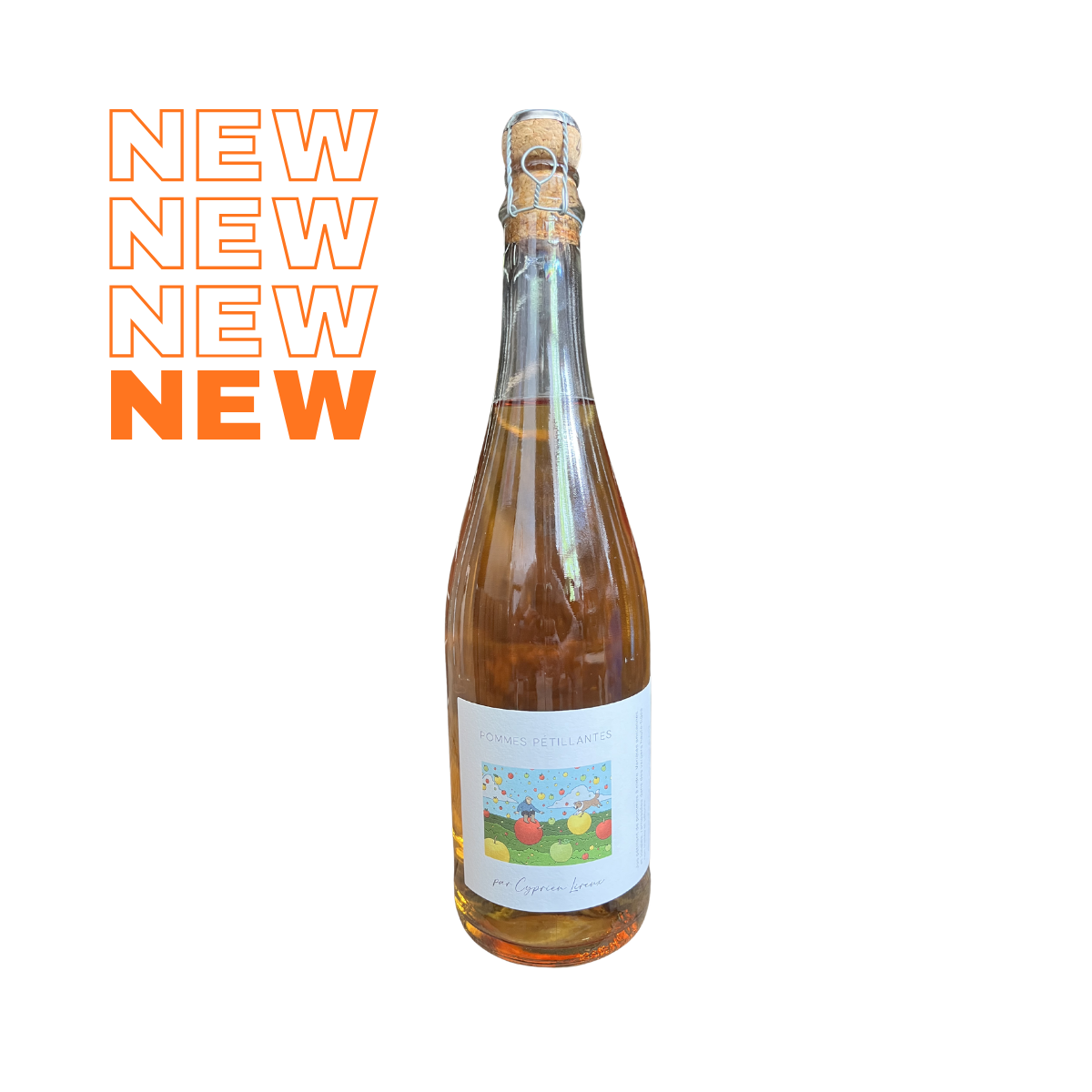 Pommes pétillantes - 75cl - Cyprien Lireux