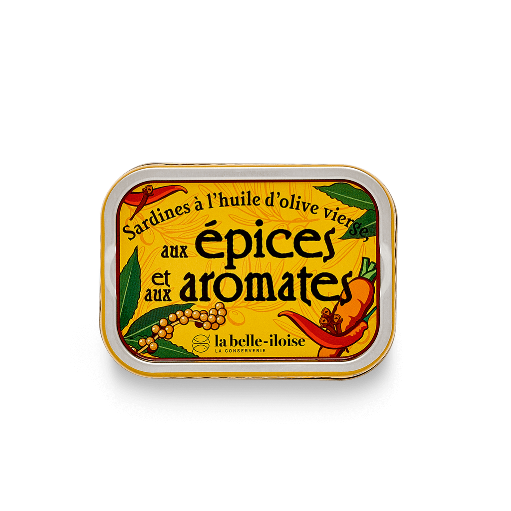 Sardines à l'huile d'olive et aromates - La Belle-Iloise