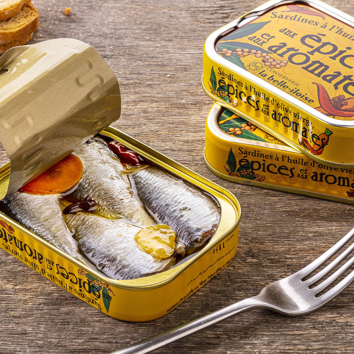 Sardines in olijfolie met kruiden - La Belle-Iloise