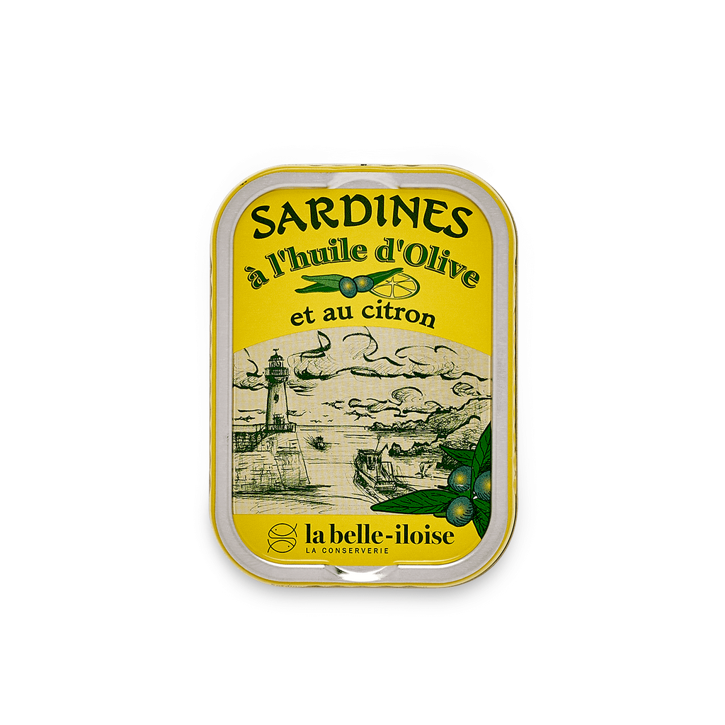 Sardines à l'huile d'olive et citron - La Belle-Iloise
