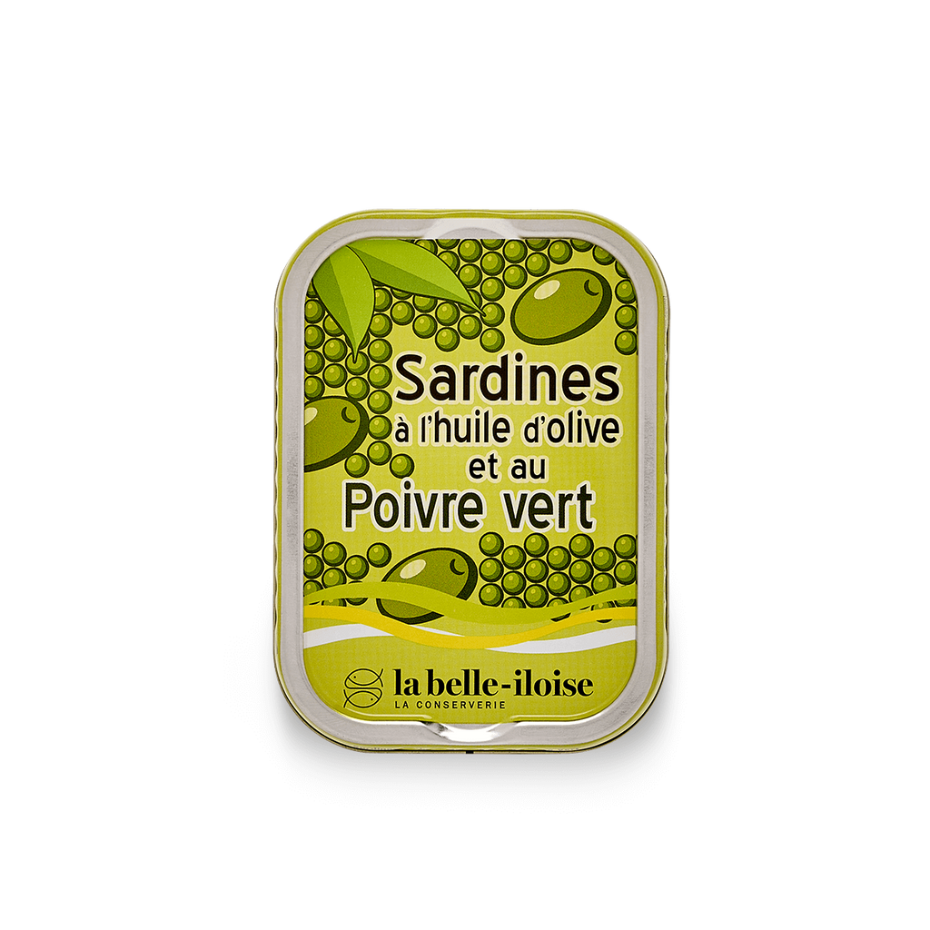 Sardines in olijfolie met groene peper - La Belle-Iloise