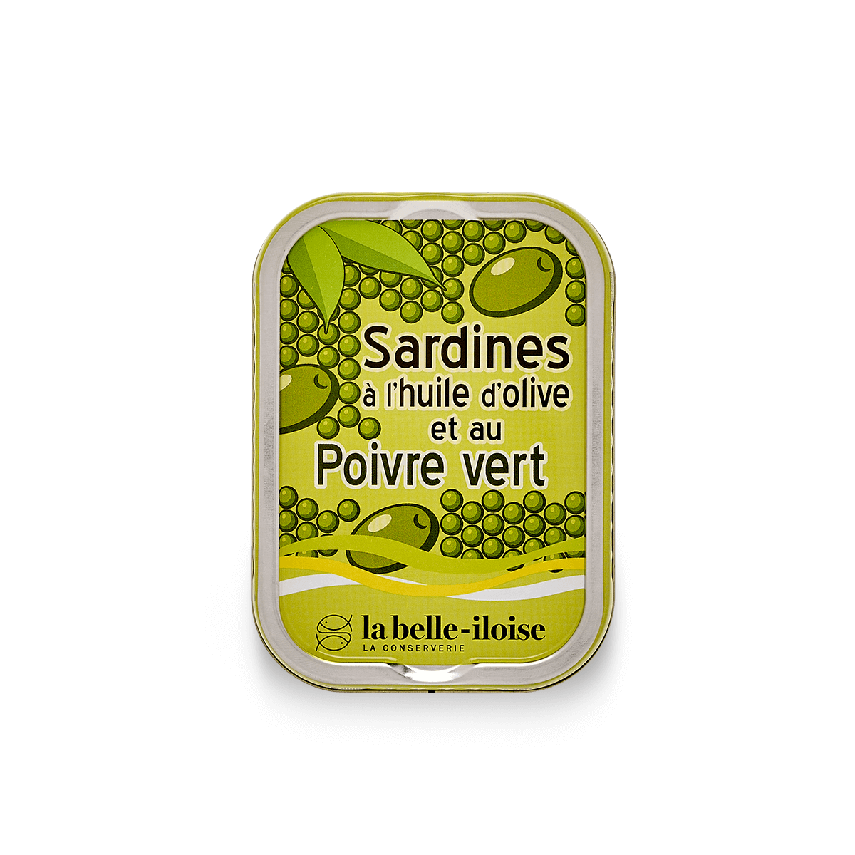 Sardines in olijfolie met groene peper - La Belle-Iloise