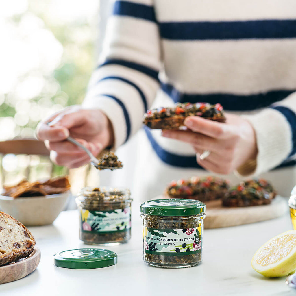 Brittany seaweed tartare and olives - La Belle-Iloise